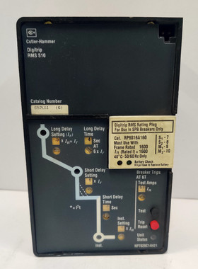 Cutler-Hammer Digitrip RMS 510。 NP7829C14H21 S52LSI 保修 &