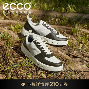 板鞋 ECCO爱步男士 街头720 潮搭拼色防水透气休闲鞋 520814 春秋款