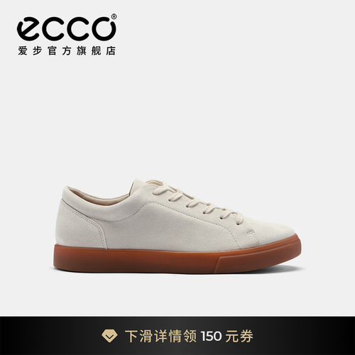 ECCO爱步男款休闲鞋 26新春夏老钱风绒面复古板鞋 柔酷10号560114