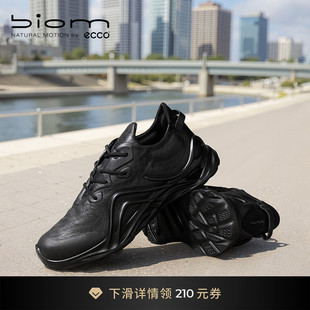 健步BIOM ECCO爱步慢跑鞋 男 春夏皮革运动跑步鞋 825654 INFINITE
