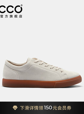 ECCO爱步男款休闲鞋 26新春夏老钱风绒面复古板鞋 柔酷10号560114