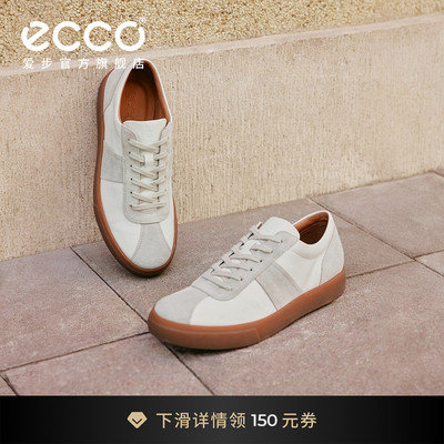ECCO爱步休闲鞋 26新春夏简约薄底复古情侣德训鞋 柔酷10号560104