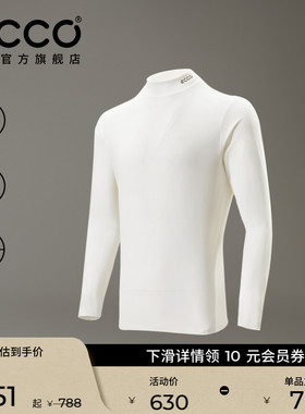 ECCO爱步运动长袖T恤 防晒舒适耐穿轻量修身男女同款 EG251T013M
