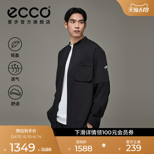 ECCOx白山联名胶囊系列 春夏户外防泼轻薄外套男款 EW251J012