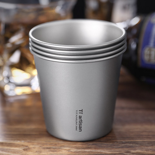 微瑕清仓纯钛水杯折叠随手杯