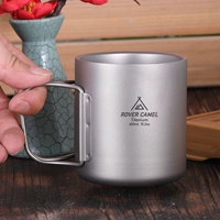 Range Rover Outdoor Pure Titanium Double-Cup Cup Multi-Capacity Portable Home Home Cup Cup Cup Cup Экологически чистая повседневная чашка