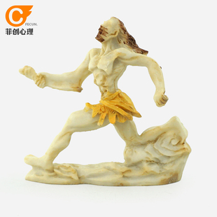 菲创心理箱庭沙盘沙游游戏儿童新品玩具手办沙具人物模型夸父追日