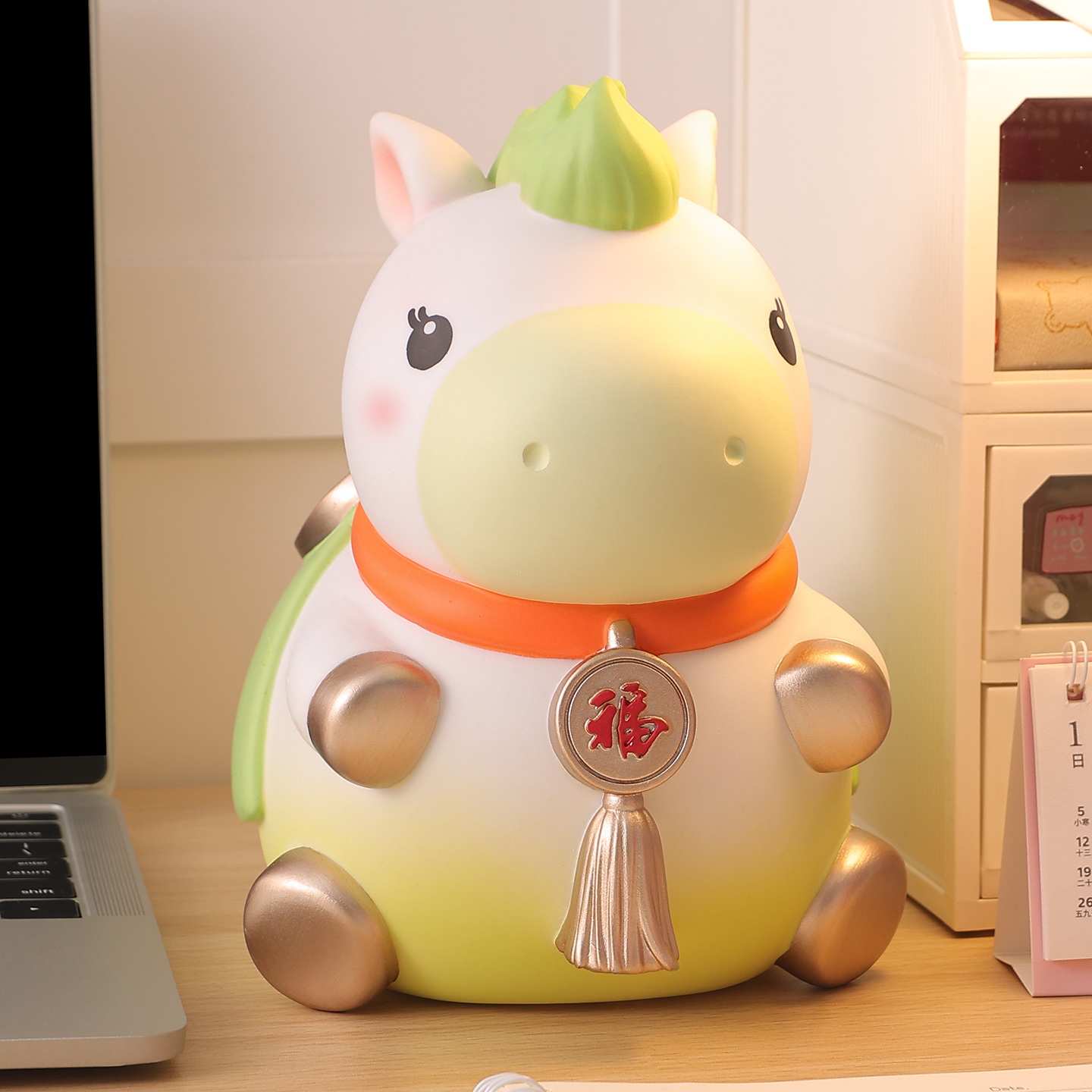 马年存钱罐儿童只进不出大容量