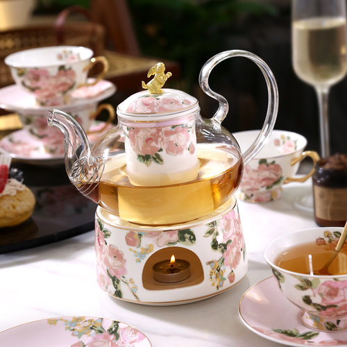 诺轩花草茶具套装法式花卉田园风
