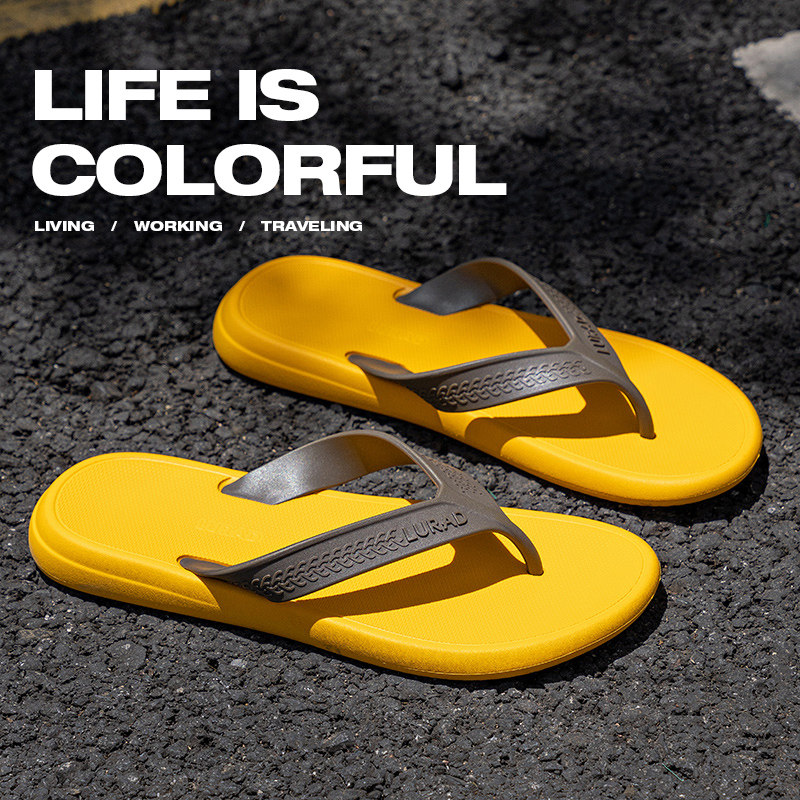 夏季耐磨户外穿人字拖男士凉拖夹拖鞋透气橡胶防滑沙滩鞋潮流时尚,流行男鞋,人字拖,淘宝优惠券,粉丝福利购,淘宝优惠卷