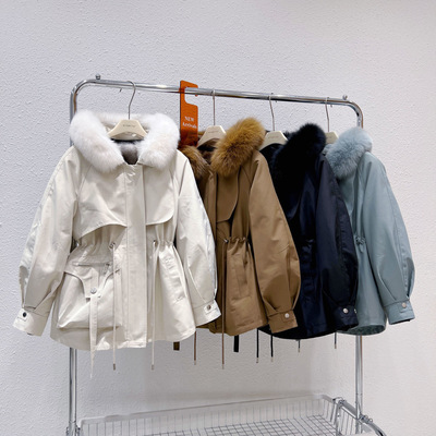 新款皮草派克服外套女保暖万人迷