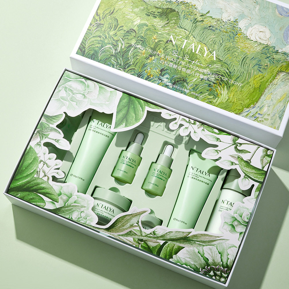 娜塔莉娅白松露抗初老护肤品套盒紧致抗皱淡细纹补水保湿水乳套装