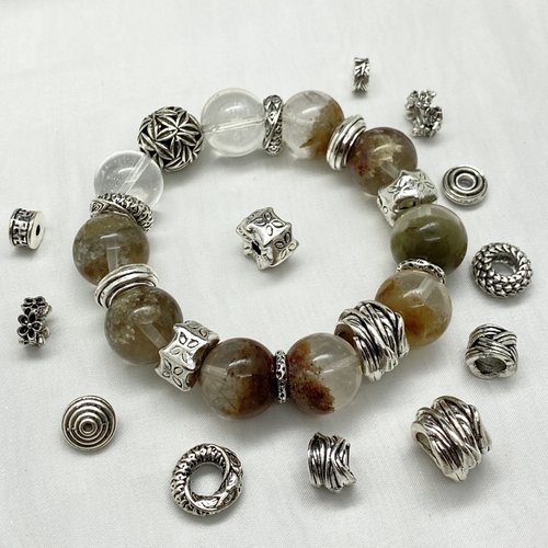 水晶diy配饰品高保色配件