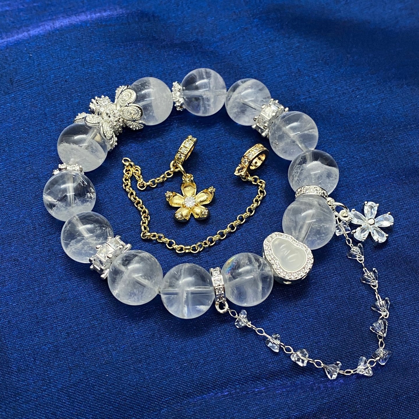 水晶diy配饰品高保色铜镀铃铛吊坠提溜流苏手链隔片手串珠宝配件,饰品/流行首饰/时尚饰品新,链条,淘宝优惠券,粉丝福利购,淘宝优惠卷