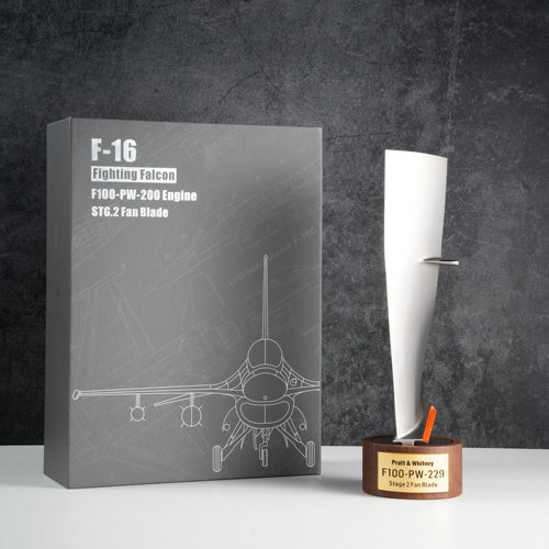 喷气发动机风扇叶片摆件 普惠F100 F16战机 飞驰航空