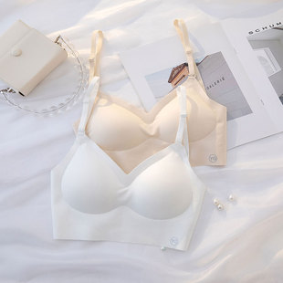 隐形小胸吊带舒适u型美背内衣文胸无痕平胸聚拢美背露背无感专用