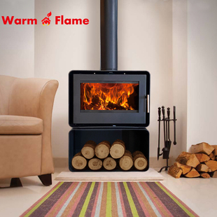 北欧真火壁炉家用木柴火炉民宿别墅自建房客厅取暖装 饰壁炉CE认证