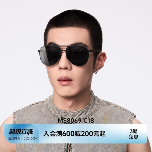 陌森眼镜高清偏光镜片防强光墨镜