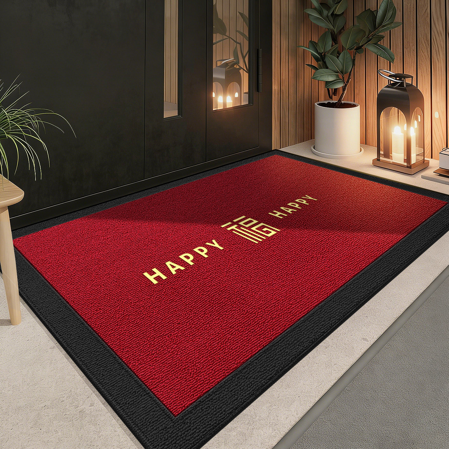 马年高端入户门地垫别墅门口蹭土脚垫门外新年乔迁新居喜庆红地毯,居家布艺,入户地垫,淘宝优惠券,粉丝福利购,淘宝优惠卷