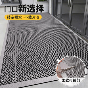 高端室外入户门地垫门口排水专用柔软可定制裁剪商用防滑迎宾地毯