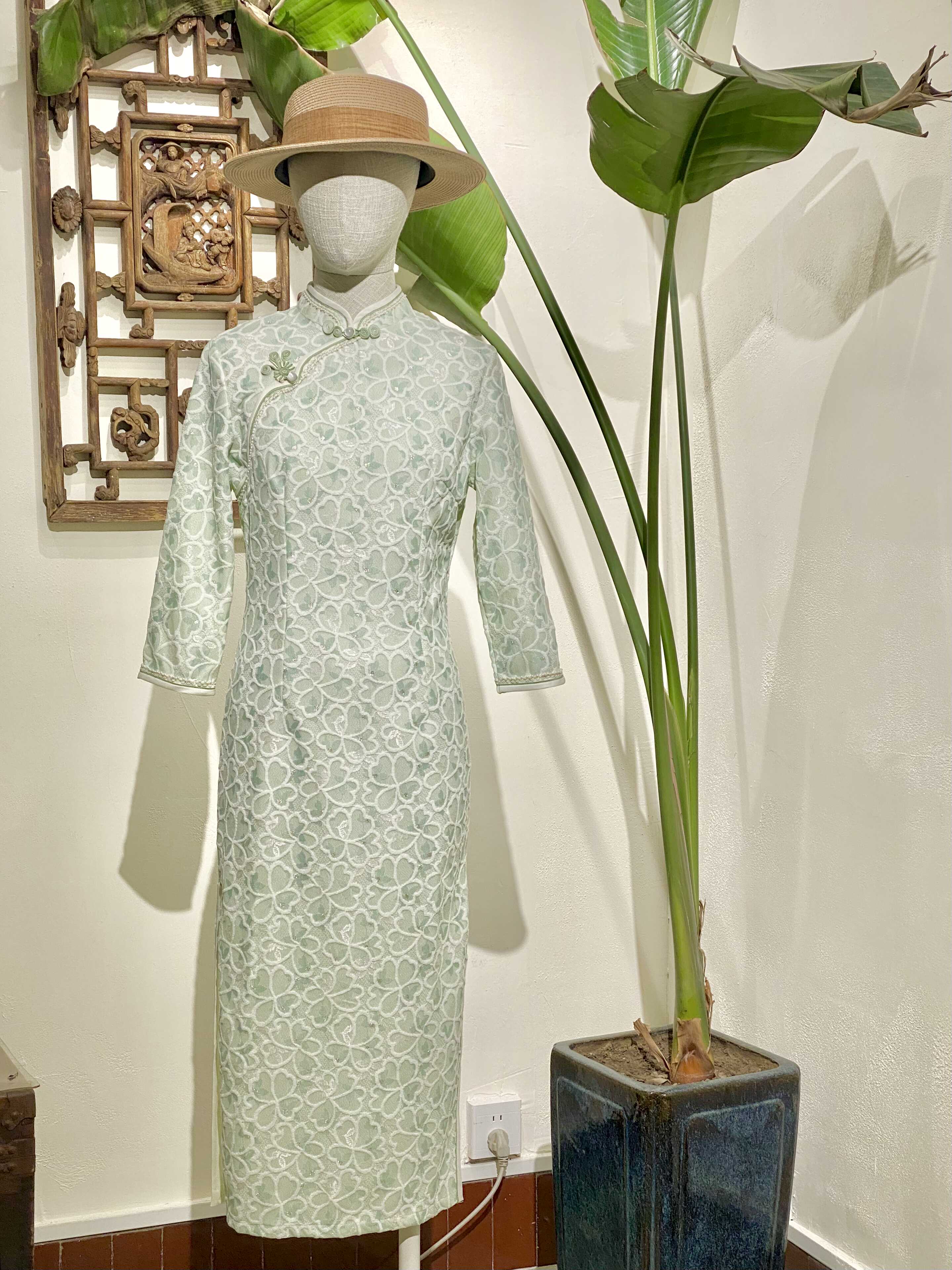 高端气质旗袍连衣裙新中式年轻款