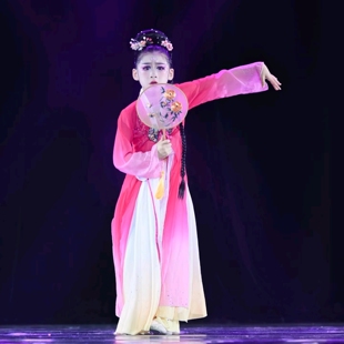 湘云飞古典舞蹈服民族衣服桃李杯剧目团扇中国风汉服艺考演出服