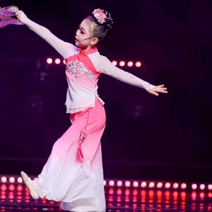 筝筝纸鸢舞蹈演出服儿童古典舞艺考独舞剧目服装胶州秧歌表演服女