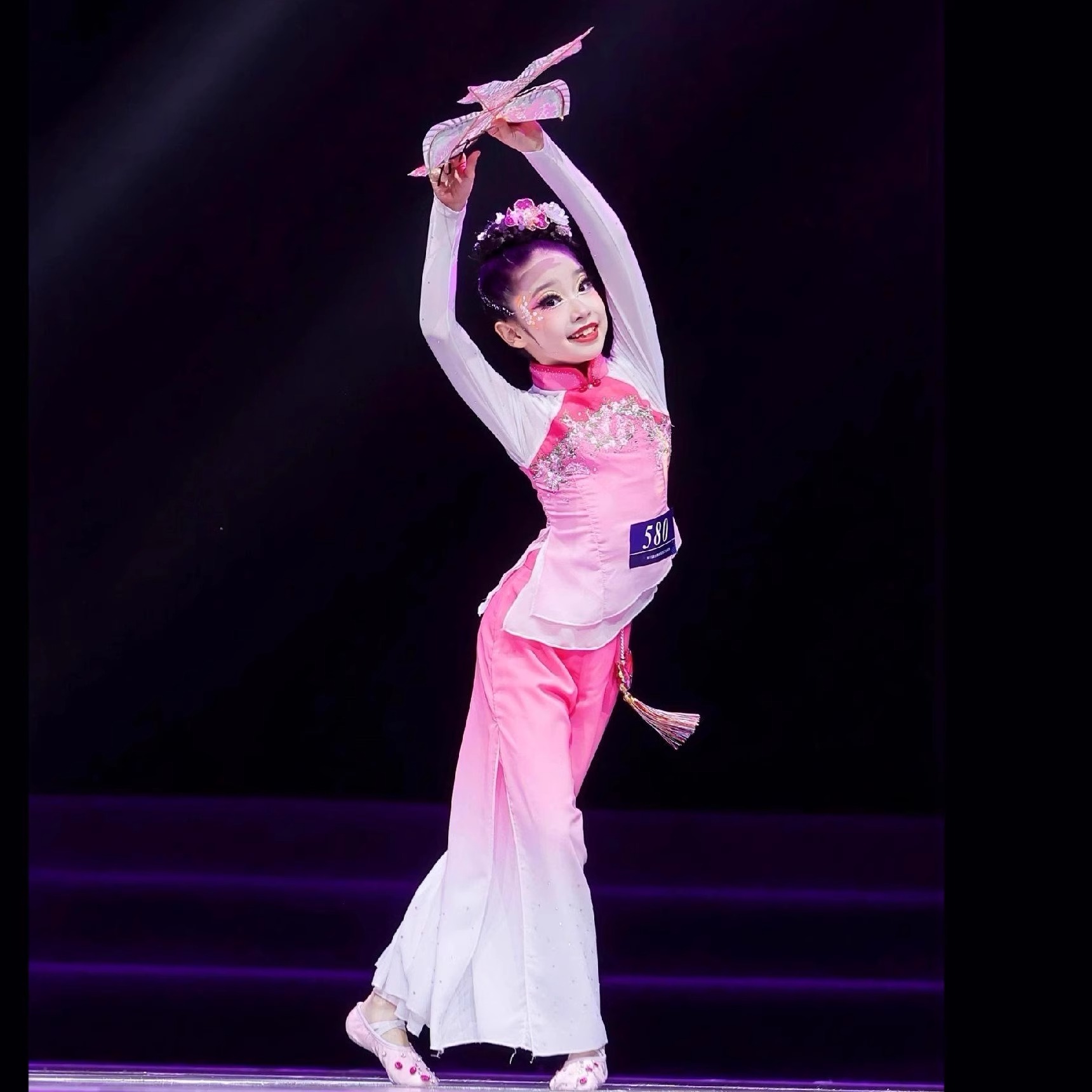 筝筝纸鸢舞蹈儿童艺考演出服