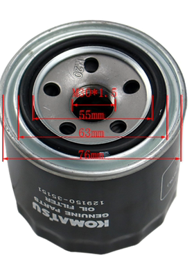 小松叉车配件4D94LE/4TNE98洋马发动机机油格滤芯YM129150-35152