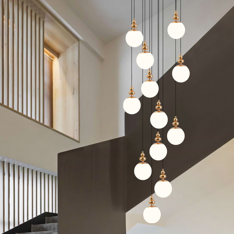 楼梯吊灯别墅客厅灯2024新款灯具loft网红旋转吊灯复式楼灯饰,家装灯饰光源,LOFT/复式住宅/楼梯吊灯,淘宝优惠券,粉丝福利购,淘宝优惠卷