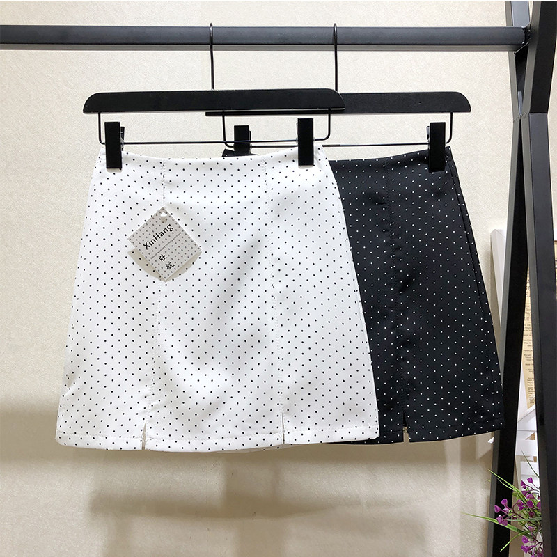 【拍下15元】柔柔家柔柔半身裙2019春季新款韩版高腰圆点短裙包臀|ruв категории Женская одежда, юбка - от Buy2taobao.com для оказания профессиональной услуги покупки агента Taobao