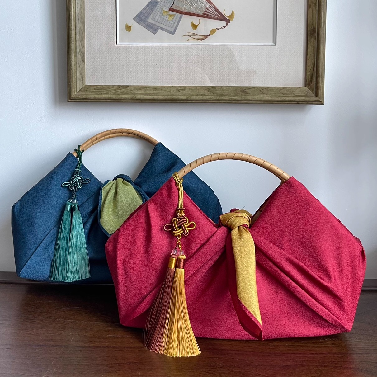 手工竹片编织节日伴手礼包装