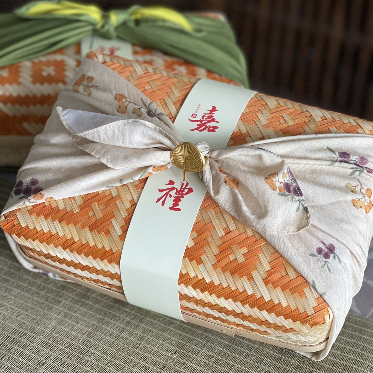 礼盒包装定制手工编织