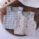 婴幼儿春秋季 马甲中小童卡通纯棉马夹儿童坎肩棉背心宝宝碎花衣服