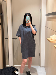 连衣裙秋冬新品 型圆领短袖 休闲版 原C女装