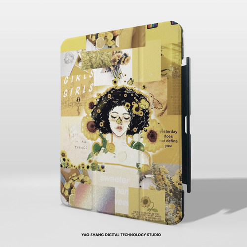 妖上原创拼接ipad保护套时尚
