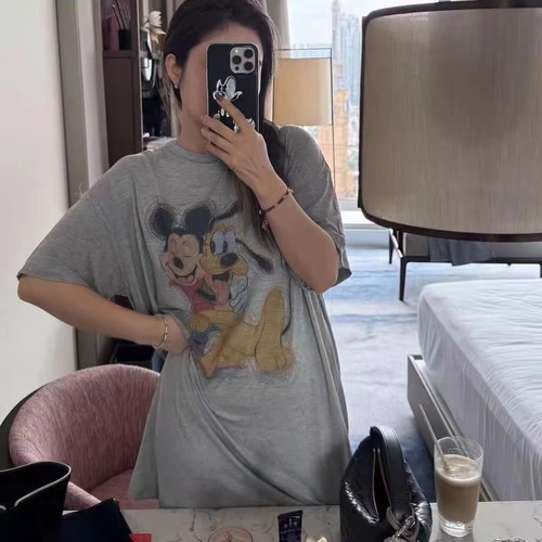 卡通米奇高飞狗狗休闲莫代尔睡衣