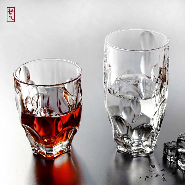 CHAO美水滴异形无铅玻璃威士忌杯