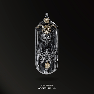 WUYIN无垠 黑法师恶魔之眼魔法羊角吊坠权力财富镇宅护院原创银饰