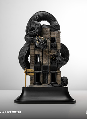 WUYIN无垠&Nocal:lowcal联名巨蛇之城香炉 灯具 艺术摆件精工铸造