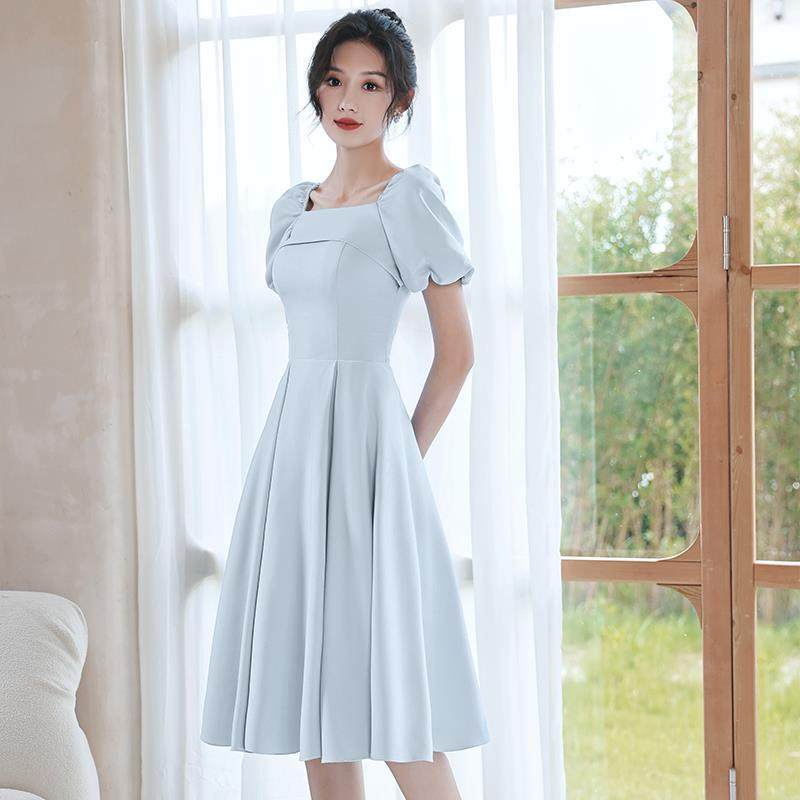 晚礼服宴会气质2026新款冬季小个子轻奢法式高级感连衣裙平时可穿