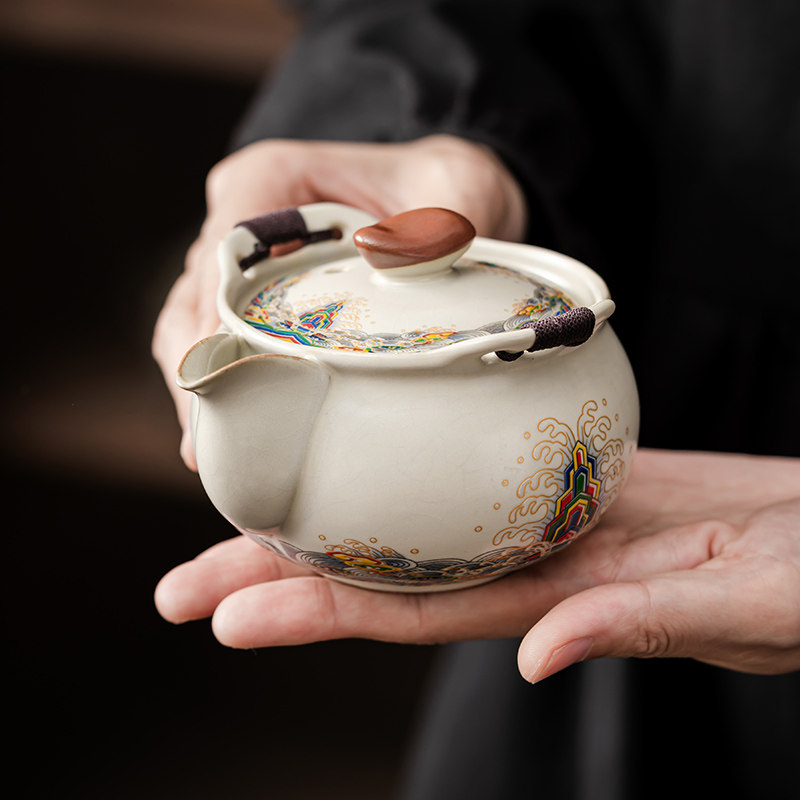 汝窑手抓壶盖碗茶杯单个高档家用防烫泡茶壶套装功夫茶具泡茶茶碗,餐饮具,茶壶,淘宝优惠券,粉丝福利购,淘宝优惠卷
