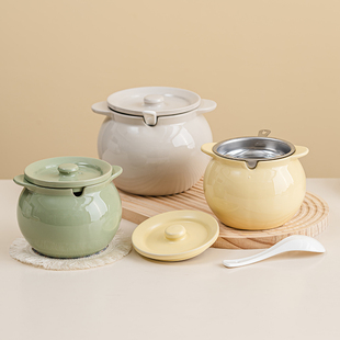 猪油罐家用油罐耐高温陶瓷装荤油辣椒油红油带盖罐子厨房专用容器