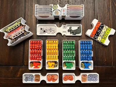 姬路城收纳！支持茶道扩展！支持20丝！用两个盒子装！