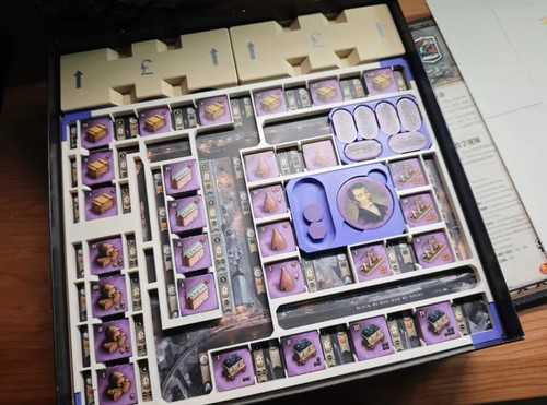 伯明翰豪华版收纳。 Brass收纳。带磁铁石并粘好 不含游戏本身！