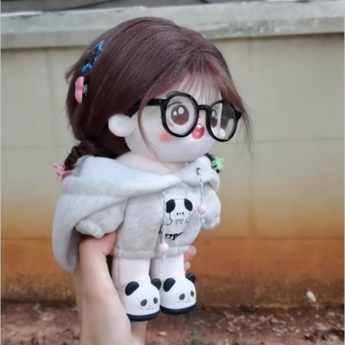 棉花娃娃女正版现货超萌毛绒公仔 20cm 可换装人形玩偶治愈礼物