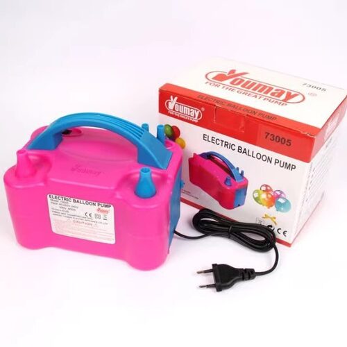 Balloon Pump Electric,Portable Automatic Dual Nozzle Inflato