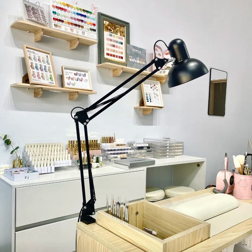 foldable led light usb charge desk lamp table reading study