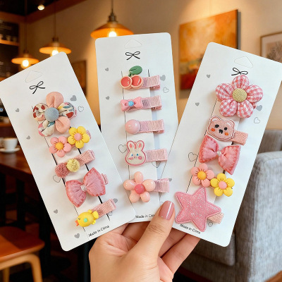 kids hair clips girls baby princess hairpins accessories set