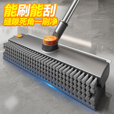 Hard Bristle Broom Stiff Bristle Scrubber Portable Outdoor S